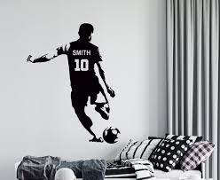 Soccer Wall Decal Soccer Player Wall