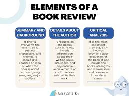 how to write a book review formats
