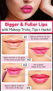 fuller lips with makeup tricks