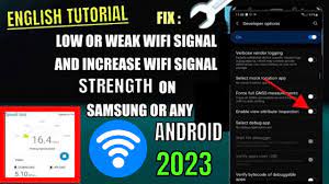 low wifi signal problem android fixed
