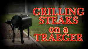 cook a steak on a traeger