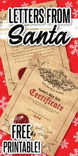 This is a great free printable certificate of excellence template very useful for school, church, organization, homeschooling. Printable Letters From Santa Far From Normal