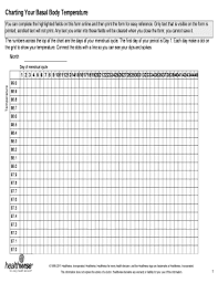 58 Printable Basal Body Temperature Chart Forms And