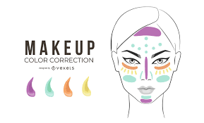 makeup color correction ilration