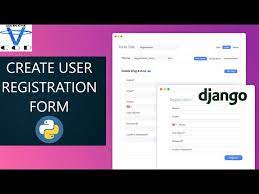 django user registration form sign up