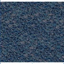 polyester blue textured cut pile carpet