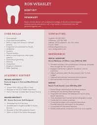 Dentist Resume Example And Tips