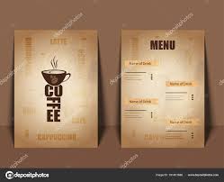 Restaurant Cafe Menu Template Design Food Flyer Stock Vector