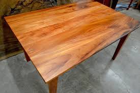 koa dining table in honolulu oahu