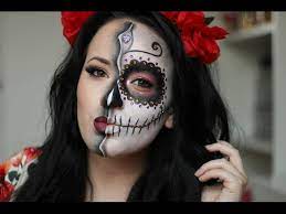 sugar skull day of the dead makeup