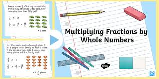 How To Multiply Fractions By Whole