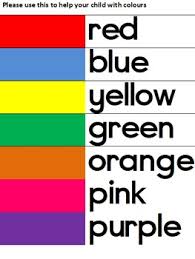 Colour Charts Worksheets Teaching Resources Teachers Pay