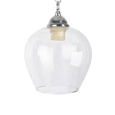 Lewis Bell Shaped Glass Pendant Shade