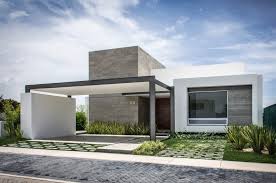 modern one y house in soft grey