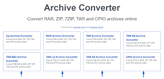 convert archives and free