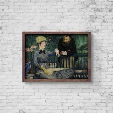Edouard Manet In The Conservatory Print