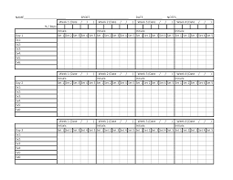Unique Blank Workout Chart Konoplja Co