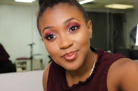 pink eyeshadow for brown skin makeup