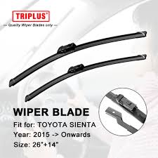Us 14 43 22 Off Wiper Blade For Toyota Sienta 2015 Onwards 1set 26