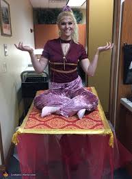genie flying on magic carpet costume