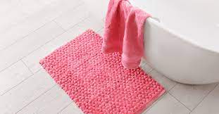how to wash bath mats the right way