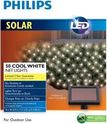 philips solar powered led 50 net lights