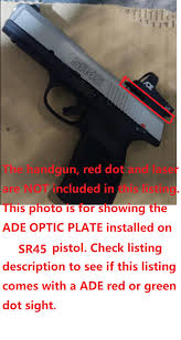 ruger sr9 sr40 sr40c sr45 pistol mount