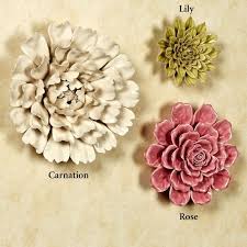Ceramic Flower Wall Art Ideas On