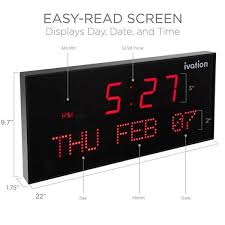 Digital Wall Clock Led Digital Clock