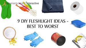 Homemade fleshlight without glove