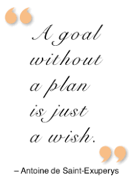 Image result for a goal without a plan is just a wish quote