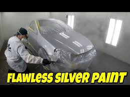 Spray And Blend Silver Metallic Paint