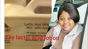 make exfoliating lactic acid lotion
