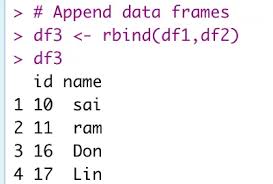 r append data frames spark by exles