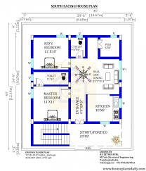 2bhk Floor Plan 1000 Sqft House Plan