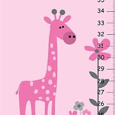 Amazon Com Giraffe Growth Chart Personalized Giraffe