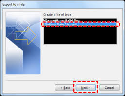 how to create a windows 10 mail backup