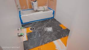 tiling a bathroom floor for beginners