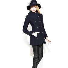 Jessica Simpson Pea Coat Black Coats