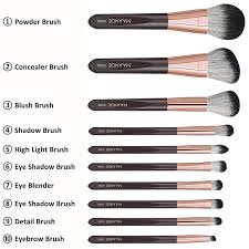 makeup brushes 10 pcs makeup brush set