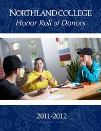 Honor Roll Of Donors Northland College