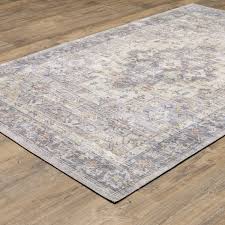 oriental weavers myers park myp02 blue gold area rug 7 ft 8 in x 10 ft rectangle