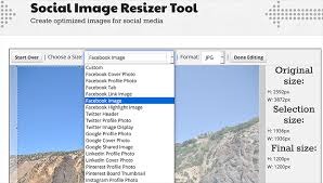 resizing social a images easier