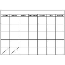 Ashley Productions Ash70001 Big Monthly Calendar Large Magnetic Chart