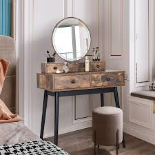 vine vanity table with 3 color touch