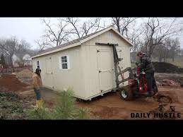 how to move a 12x24 storage shed