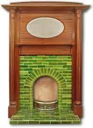 1930s House Fire Place Painting And