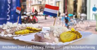 amsterdam street food delicacy herring