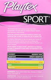 Playtex Sport Tampons With Flex Fit Technology Regular And Super Multi Pack Unscented