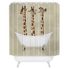 Enjoy free shipping on most stuff, even big stuff. Giraffe Shower Curtain Brown Deny Designs Target